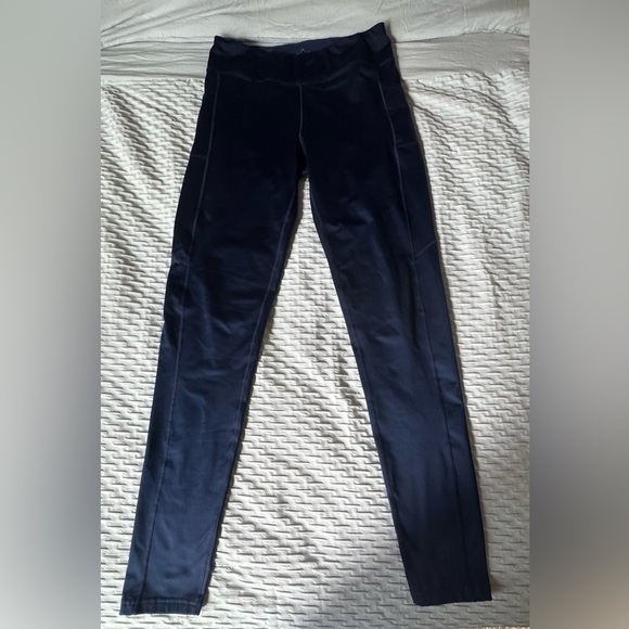 Yogipace Womens Blue Leggings in Smooth Fabric - Picture 2 of 11